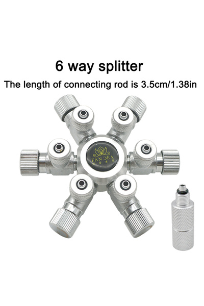 Choice3 موزع ثاني أكسيد الكربون متعدد الاتجاهات من الفولاذ المقاوم للصدأ بستة...