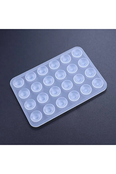 Choice قطعتان من أكواب شفط سيليكون شفافة مزدوجة الجوانب للهواتف المحمولة مع و...