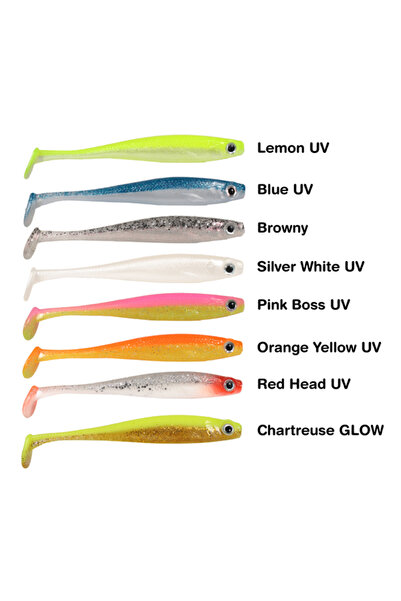 RYUJI Mister Shad 10cm 7gr Tekli Silikon Yem Lemon UV