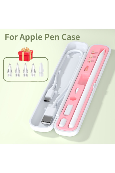 Choice 1-5 Cells Pink Box for Pencil Case for Pencil iPad Pen Accessories Includes 5 Pen Tips
