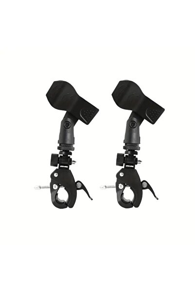 Choice1 2pcs 2/4pcs Adjustable Microphone Crab Clamp Mount for Mic Stand & Dr...