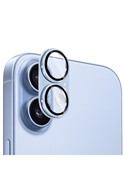 Choice غطاء حماية معدني للكاميرا لهاتف آيفون 17، لون أزرق، مصنوع من سبيكة معد...