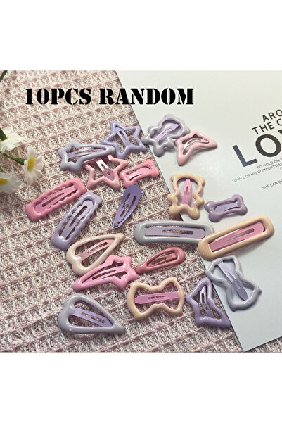 Choice ١٠ قطع من دبابيس شعر الحيوانات الأليفة بألوان الحلوى، مشابك شعر للقطط ...