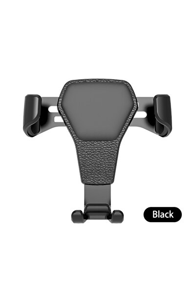 Choice حامل سيارة أسود جديد يعمل بالجاذبية، يُثبت بمشبك على فتحة التهوية، حامل للهاتف المحمول، يدعم نظام تحديد المواقع العالمي (GPS) للهواتف الذكية وأجهزة آيفون