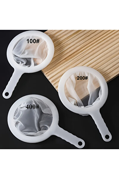 Choice مجموعة فلاتر زجاجية من 3 قطع - مقاسات 100/200/400 شبكي للقهوة والشاي و...