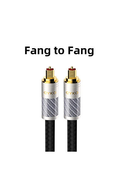 Choice كابل صوت رقمي بصري من نوع CYKO بطول 0.5 متر، مزود بموصل Toslink SPDIF، كابل محوري عالي الدقة لأجهزة التضخيم B