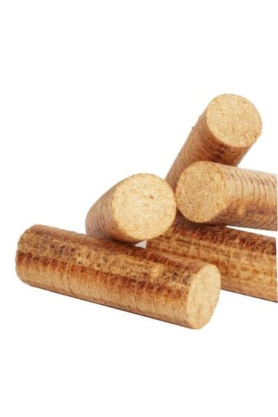 WISDOM MBC Beech Briquettes, Cylindrical, Pack of 10 kg