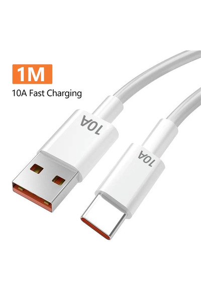 Choice كابل بطول متر واحد وقوة 10 أمبير، شاحن مكتبي 5 في 1 بتقنية GaN ومنفذ U...