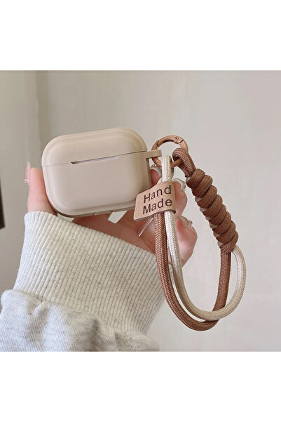 Choice جراب سيليكون بيج لسماعات AirPods 3، متوافق مع AirPods 4 و3 و2 و1 و2 و3...