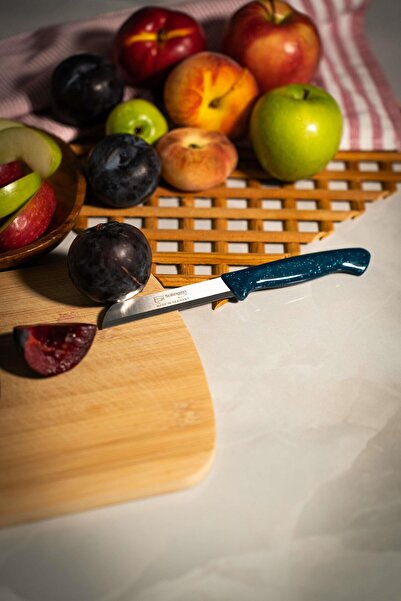 ROYALGROSS Solingen Simli Deliksiz Meyve Bıçağı – Yeşil Saplı, 18,5 cm, Pasla...