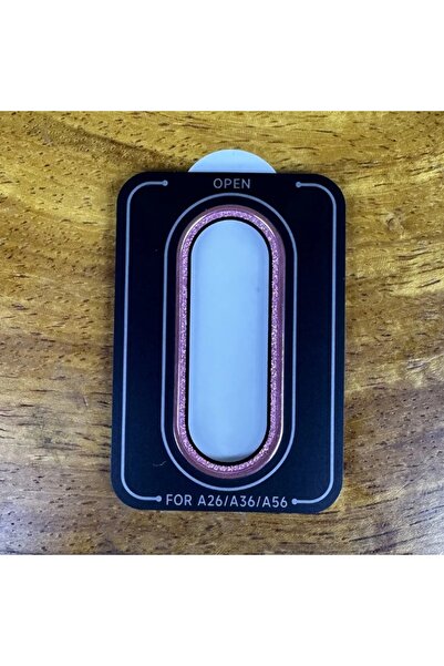 Choice Galaxy A56(1Set Pink 1Set HD Glitter Metal Ring Camera Cover For A56 A...