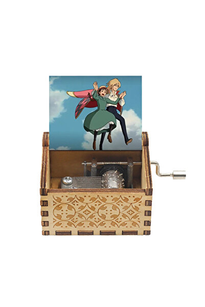 Choice ha er 02 2023 Howl Castle Music Box Anime Theme Music Merry Go Round of Life Wooden Hand Cranked Mus