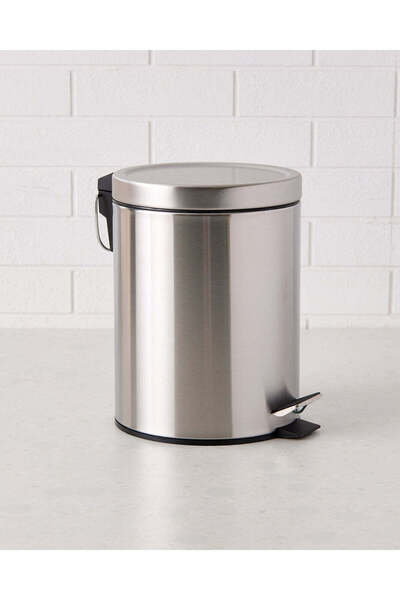 REDTAG Silver Pedal Bin(5L)