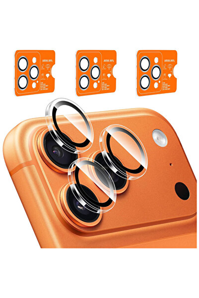 Choice 17pro and 17pro max 3PCS Clear Camera Lens Protector Cover for iPhone ...