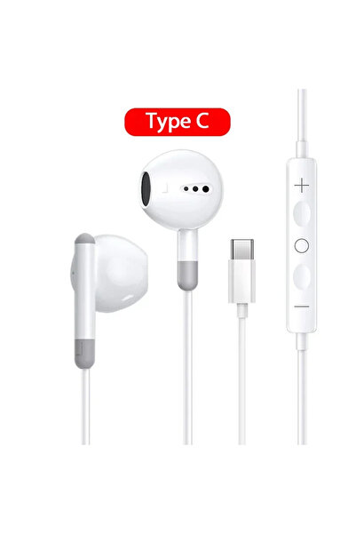 Vikefon Type C New 2025 USB Type C Headphone For iPhone 15 Pro Max 14 13 12 11 Wired Earphone 3.5mm Lightn