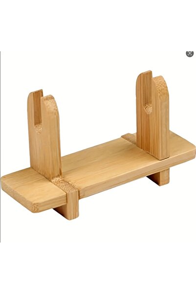 Choice light yellow 1PC Durable Bamboo Chinese Folding Hand Fan Stand Base Fa...