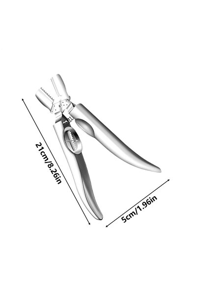 Choice Silver Chestnut Opener Stainless Steel Ergonomic Sheller Steel Chestnut Cutter Tool for Holiday Food