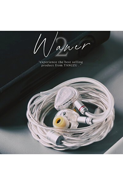 Choice سماعات أذن داخلية بيضاء اللون مزودة بميكروفون 3.5 ملم من TangZu Waner ...