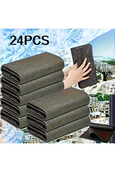 Choice 24Pcs 24Pcs Water-Free Fiber Cleaning Cloth Magic Cloth Black Thickene...