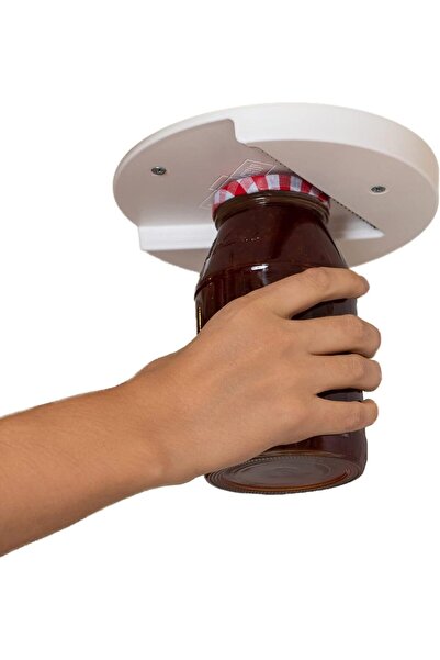 Choice 1pcs Under Cabinet Jar Lid & Bottle Opener - Opens Any Size Jar - Effortless Jar Opener For Weak Han
