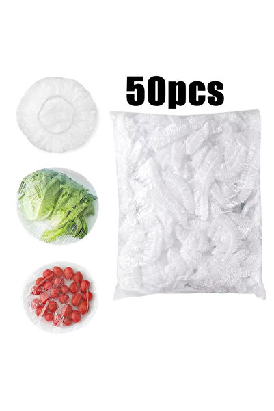 Choice5 50PCS 50/500PCS Disposable Plastic Packaging, Durable Bowl With Elast...