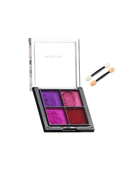 SELA Palette of 4 Holographic-Mirror Pigments for Manicure w 58 k 010