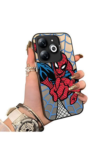 ucuc حافظة هاتف من السيليكون متوافقة مع هاتف Infinix Hot 40i وشائعة على شكل س...