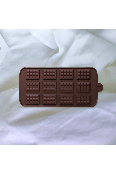 Choice chocolate Silicone Chocolate Mold 12 Holes Waffle Chocolate Mold Fondant DIY Candy Bar Mould Cake De