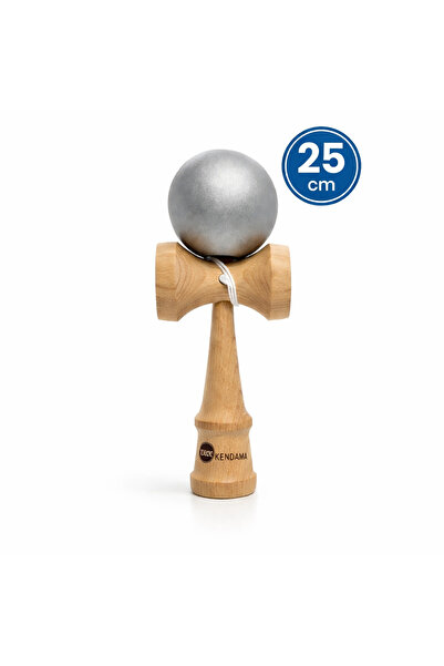 OEM Professional Wooden Kendama, 25 cm, Silver Metal Ball, Skill Game for Kids and Adults