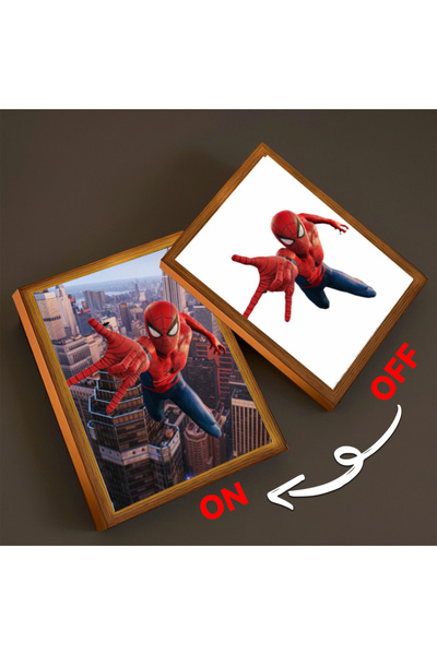 Choice USB Plug Spider 02 A5(23x17cm) Anime Light Painting Photo Frame Spider...