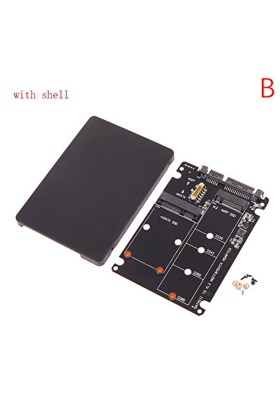 Choice B 1PC SATA 60Gbps To M2 NGFF SATA SSD MSATA SSD Adapter MSATA To SATA M.2 NGFF To SATA Hard Disk Ad.