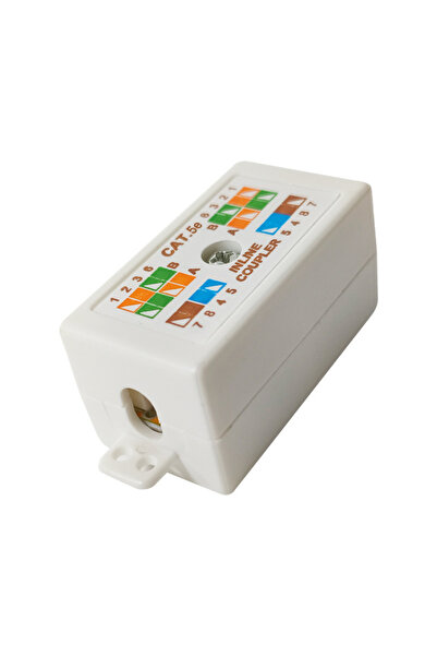 KOQZM Cat5e 1Pcs Inline Punchdown Krone Coupler Joiner For Cat6/Cat5E Etherne...