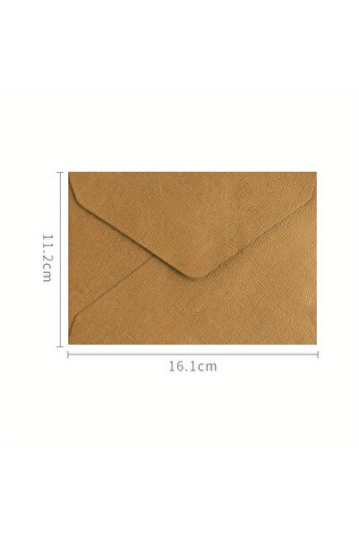 Choice عبوة من 20 مظروفًا بنيًا بتصميم غربي عتيق، مناسبة لدعوات حفلات الزفاف ...