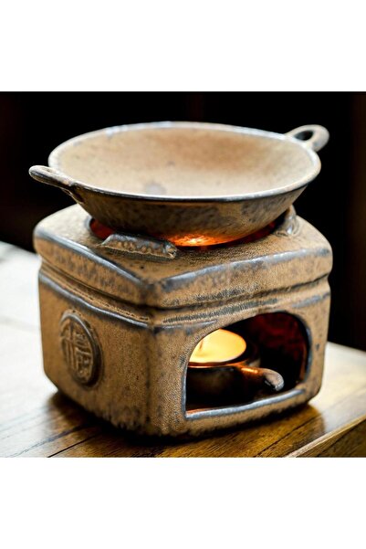 Choice مجموعة شخصيات: مبخرة عطرية مع ملعقة شموع، زينة سيراميكية عصرية للعطور، موزع للروائح العطرية