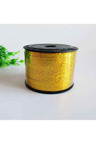 Choice6 شرائط بالونات ذهبية أخرى بطول 90 ياردة من رقائق الألومنيوم، شرائط ليز...