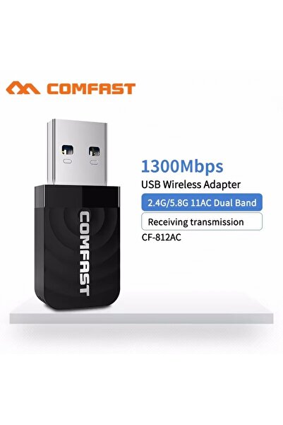 Choice1 COMFAST 1300Mbps Wifi USB Adapter 802.11AC Dual Band Wi Fi Adapter 2....