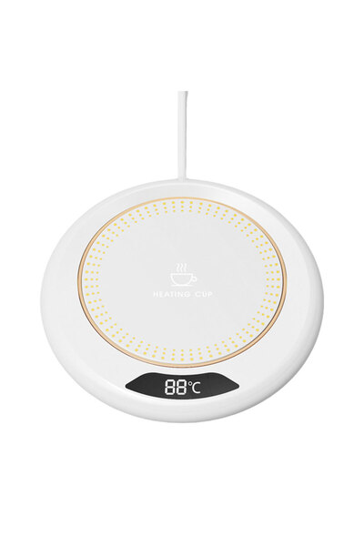 choice2 APWIKOGER White USB Electric Beverage Warmer with 3 Temperature Setti...