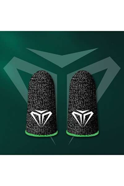 VAKIND 1Pair-2Pcs Green 1-5Pair Finger Cots Gaming Fingertips Glove Ultra-thi...