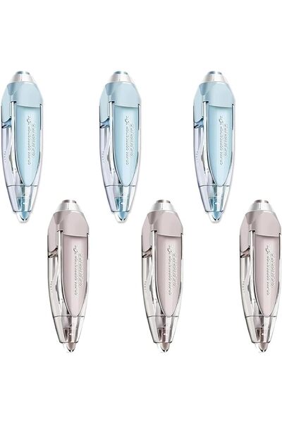 Arabest 6 قطع من شريط تصحيح أبيض، محمول، قابل للتكرار، سريع الجفاف