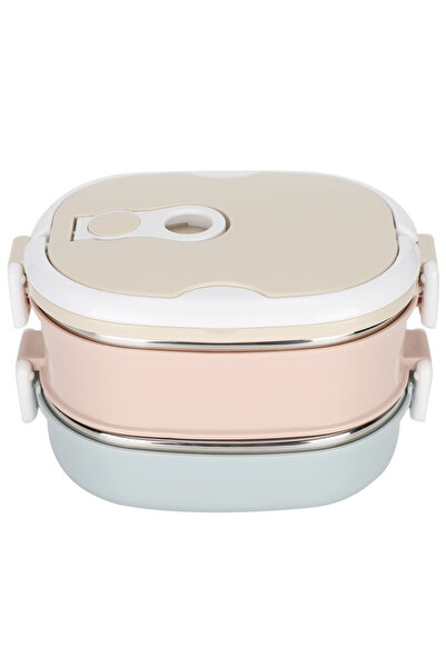 Choice Double Layer Lunch Box Lunch Box Portable Stainless Steel Food Container for Student Children Work K