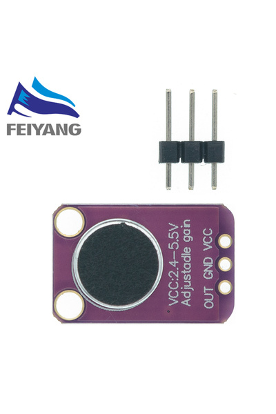 Choice لوحة مكبر صوت ميكروفون MAX4466 MAX9814 مع تحكم تلقائي في الكسب (AGC) ل...