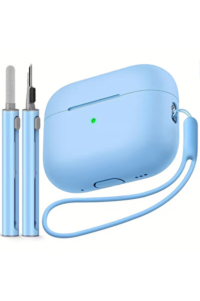 Choice جراب AirPods Pro 3 أزرق فاتح، جراب AirPods Pro من الجيل الثالث 2025 مع...