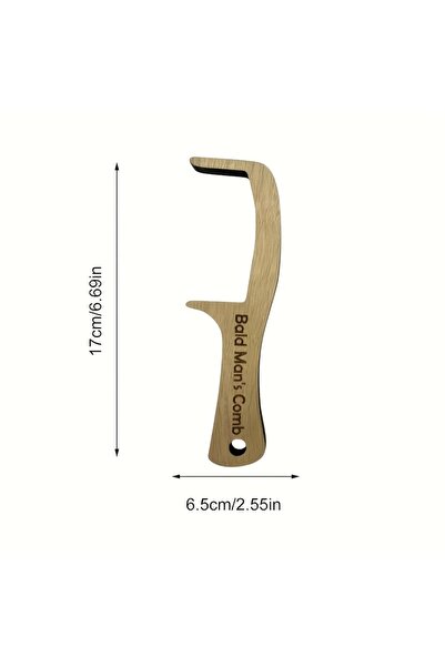 Choice مشط مضحك قطعة واحدة للرجال الصلع، هدية مبتكرة لحفلات تصفيف الشعر، أداة...