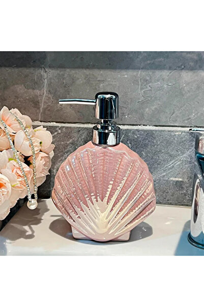 Choice 420ML Pink Ceramic Press Bottle Bathroom Storage Accessories Lotion Bo...