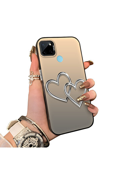 ucuc حافظة حماية من السيليكون متوافقة مع هاتف Realme C21Y/C25Y