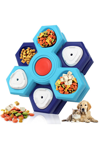 Choice Four Layers Dog Puzzle Toys Dog Training Boredom Interactive Puzzle Feeding Toys Slow Food Tray Pet
