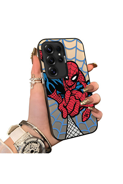 ucuc جراب هاتف سامسونج جالاكسي S25 الترا متوافق مع سيليكون سبايدرمان الشهير ل...