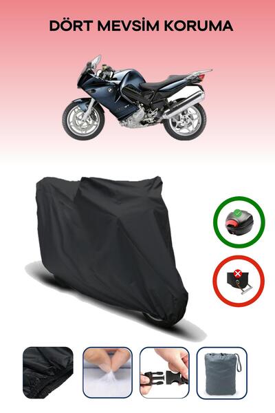 Breen Black Rear Bag Compatible Bmw F 800 St Compatible Motorcycle Tarpaulin ...