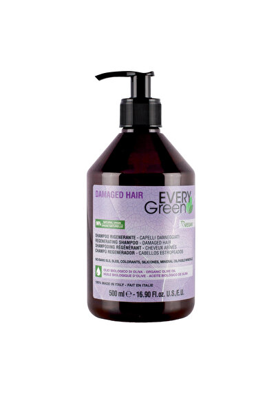 EveryGreen Damaged Hair – Regenerative Shampoo for Damaged Hair 500ml