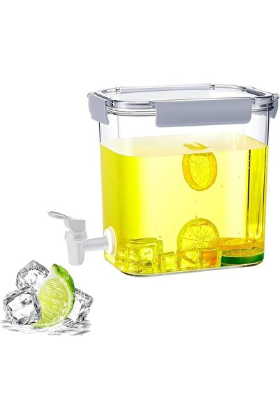 Arabest موزع مشروبات سعة 3.5 لتر مع صنبور، موزع مشروبات، حاوية مشروبات باردة،...